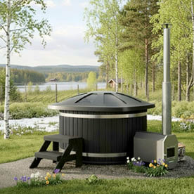 Cube Step In Hot Tub -kylpytynnyri